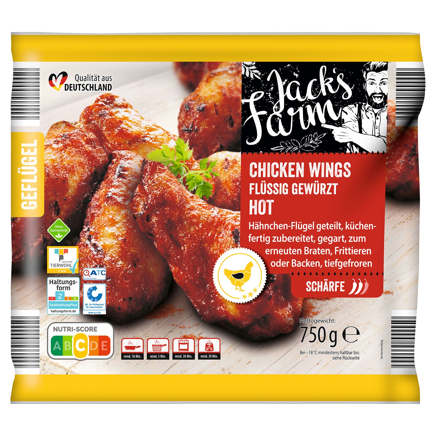 JACK'S FARM Chicken Wings 750 g ALDI SÜD