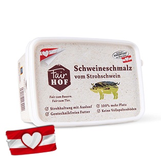 FairHOF Schweineschmalz im Becher