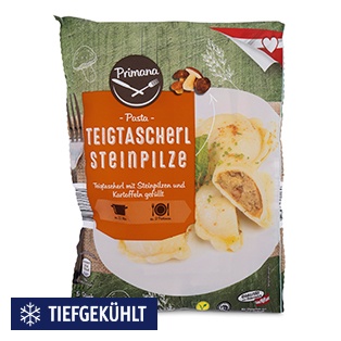 PRIMANA Gefüllte Teigtascherl, Steinpilz