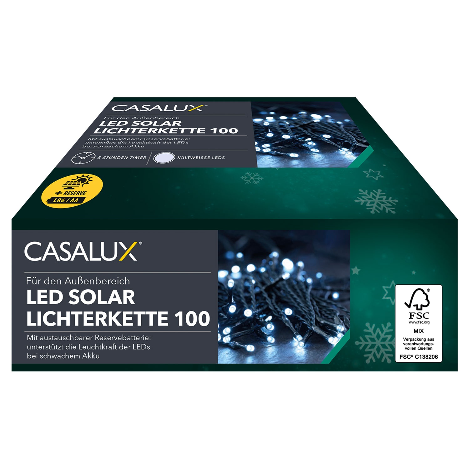 CASALUX LED-Solarlichterkette