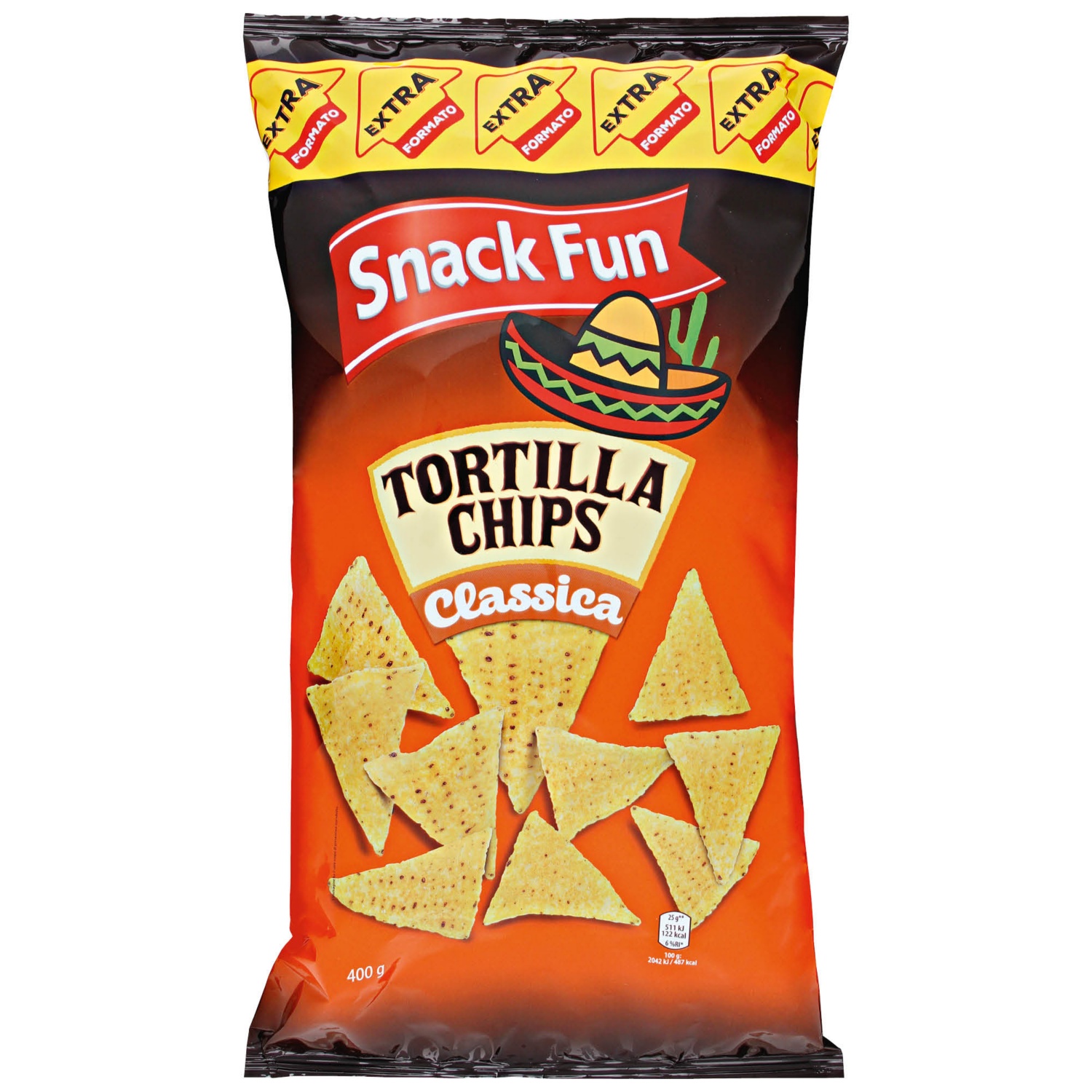 SNACK FUN Chips de tortilla 400g XXL