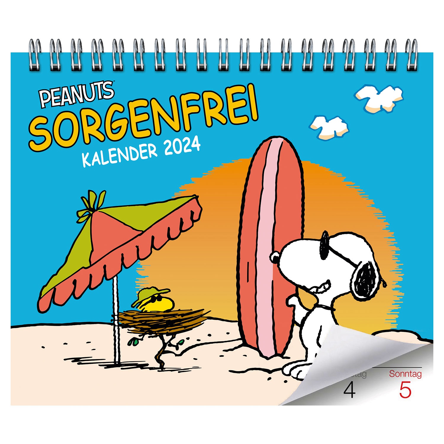 Peanuts Sorgenfrei Kalender 2024