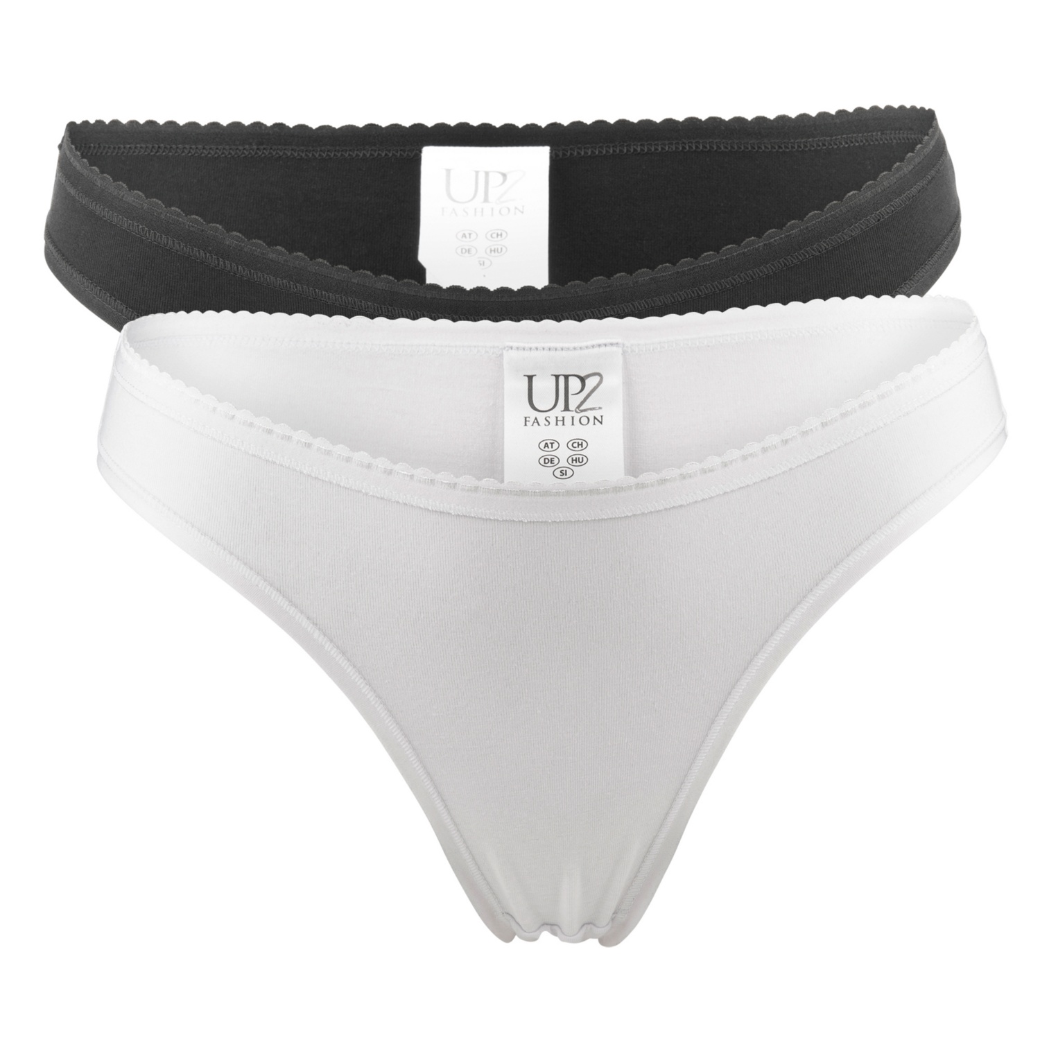 UP 2 FASHION BASICS Damen-Mini-Slips, Doppelpkg.