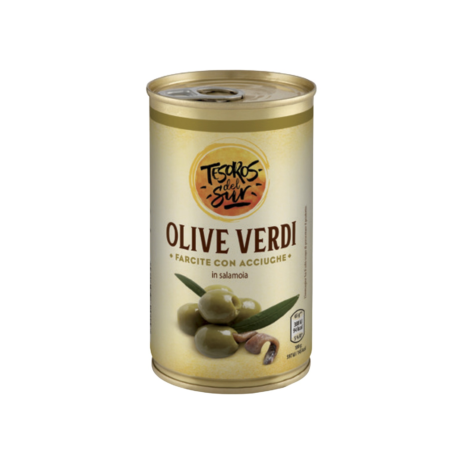 TESOROS DEL SUR Olive verdi farcite con acciughe