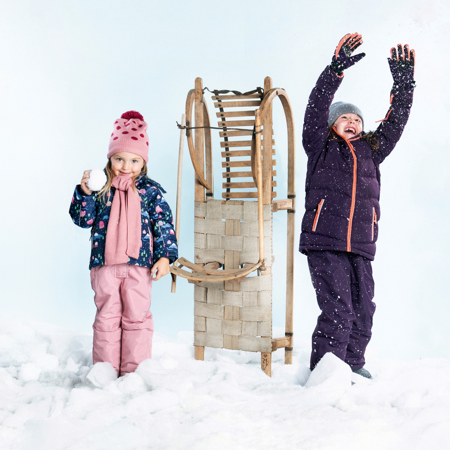 LILY & DAN Giacca da neve per bambini piccoli