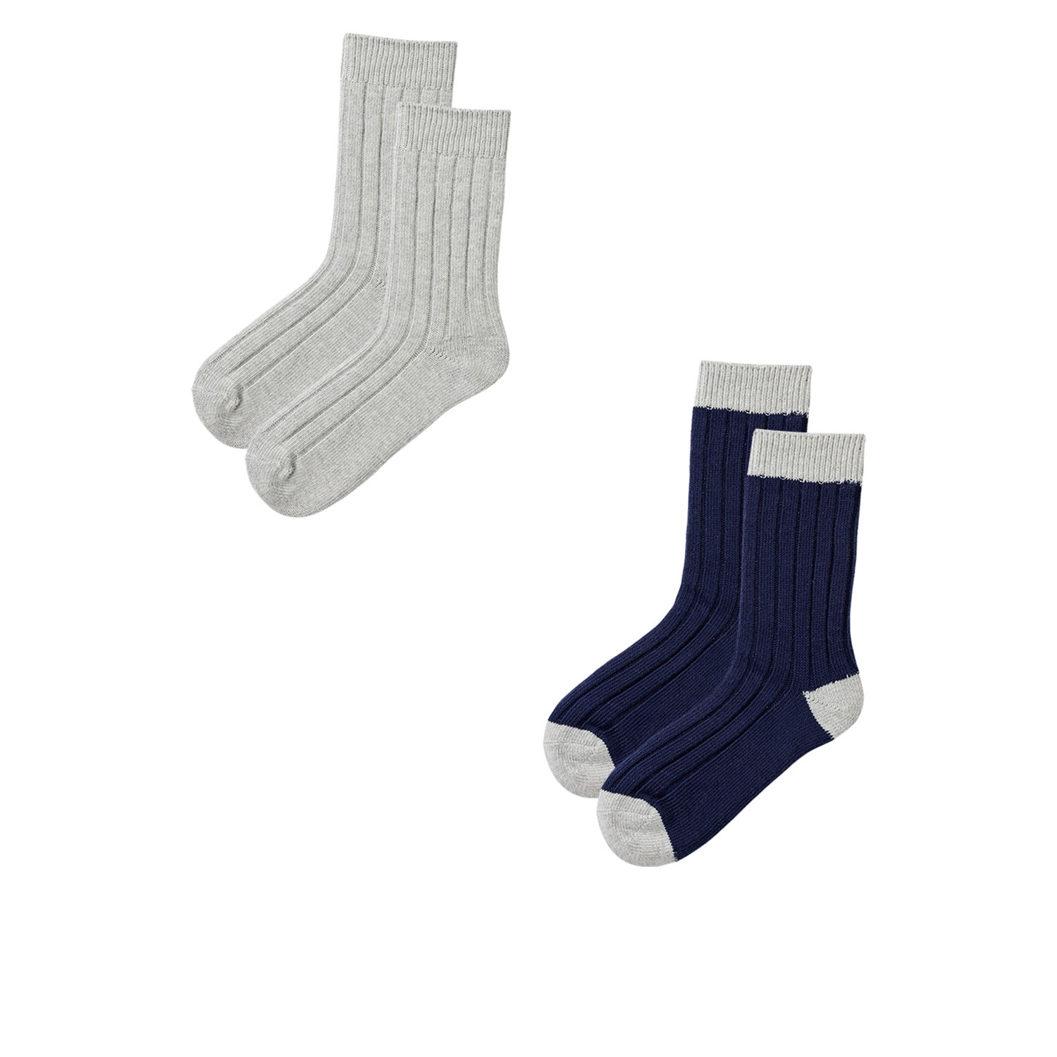 Damen und Herren Home-Socken, 2 Paar