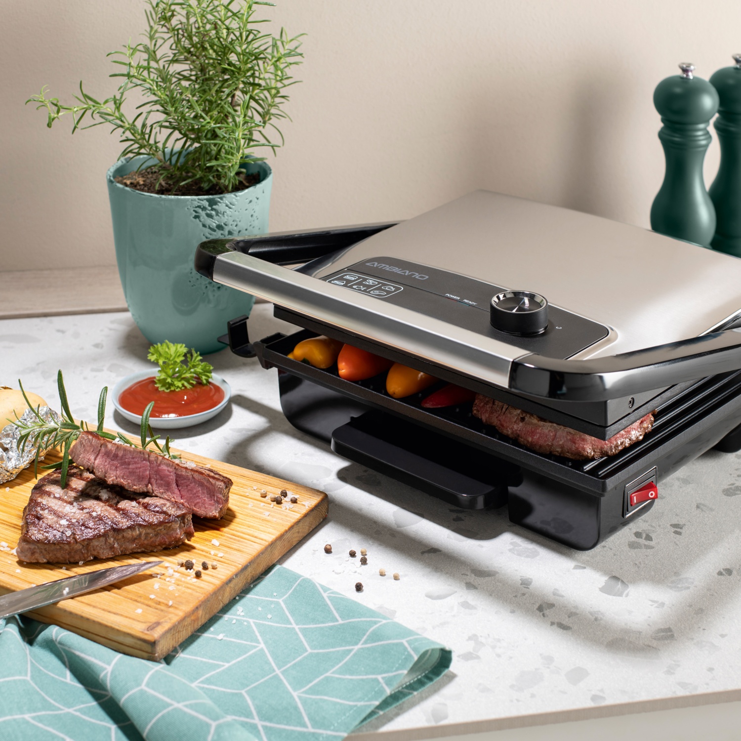 Ambiano on sale panini press