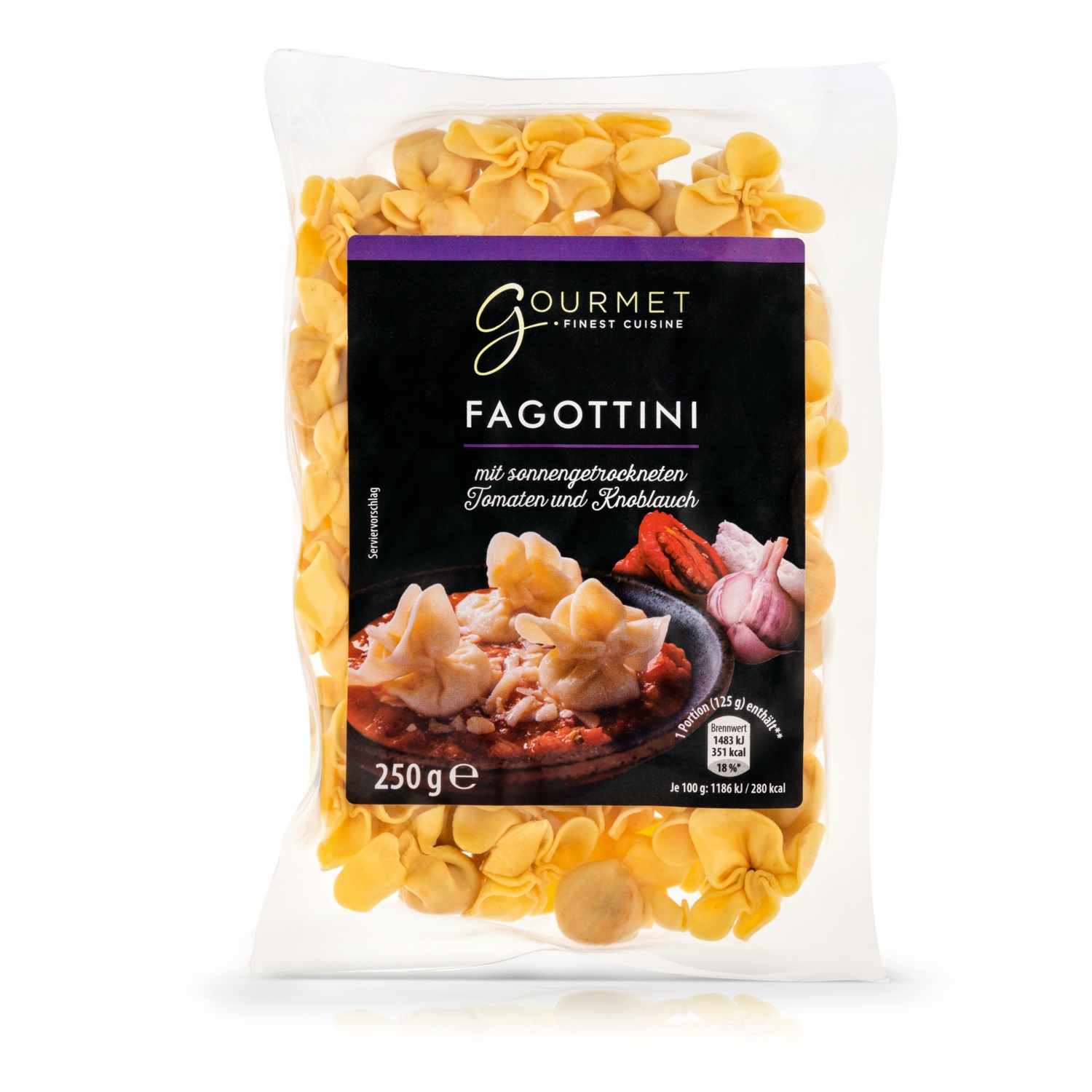 GOURMET FINEST CUISINE Teigwaren, mit sonnengetrockneten Tomaten und Knoblauch
