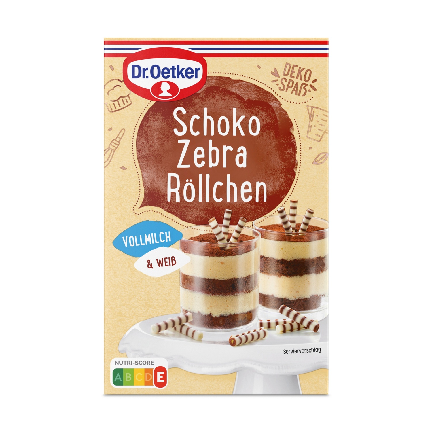 DR: OETKER Schoko Zebra Röllchen