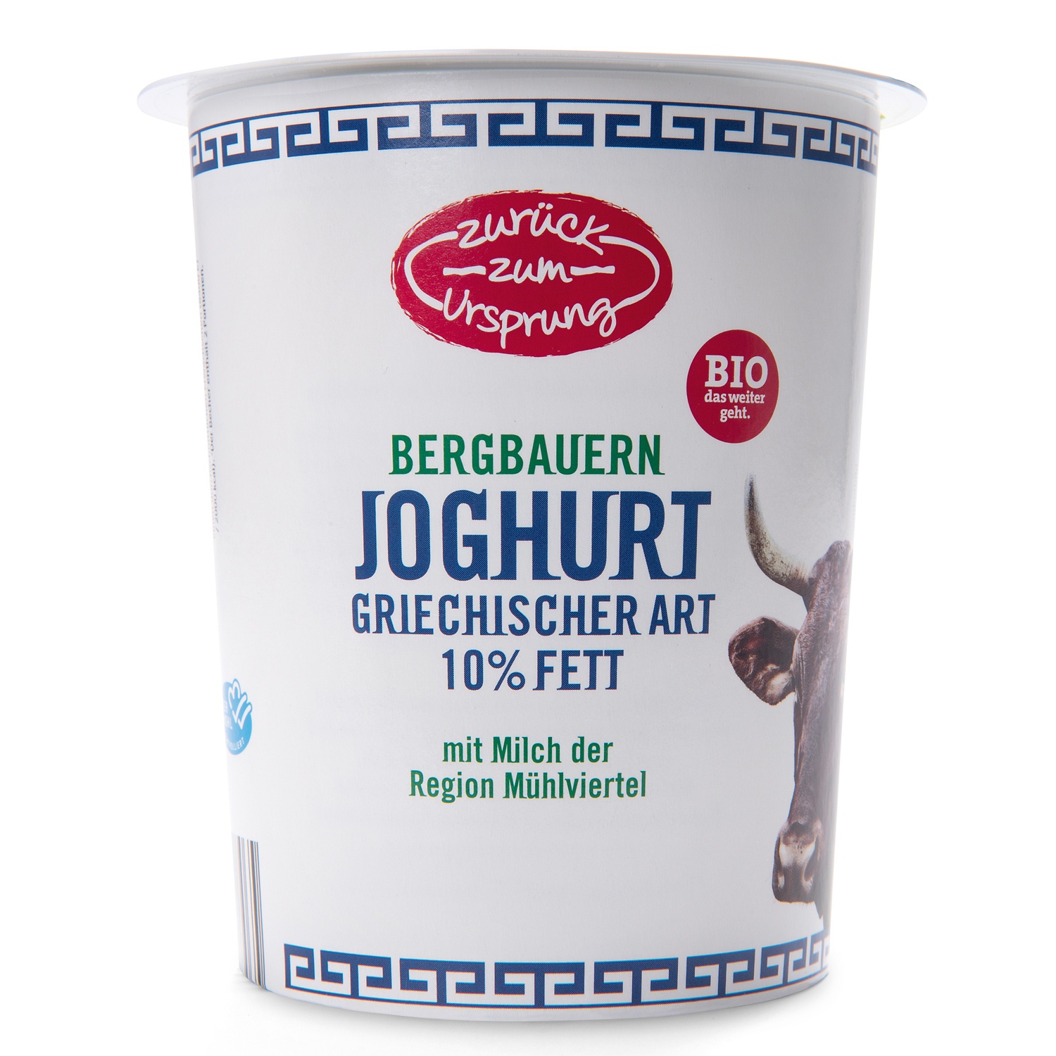 ZURÜCK ZUM URSPRUNG BIO-Bergbauern Joghurt griechische Art, 10% Fett