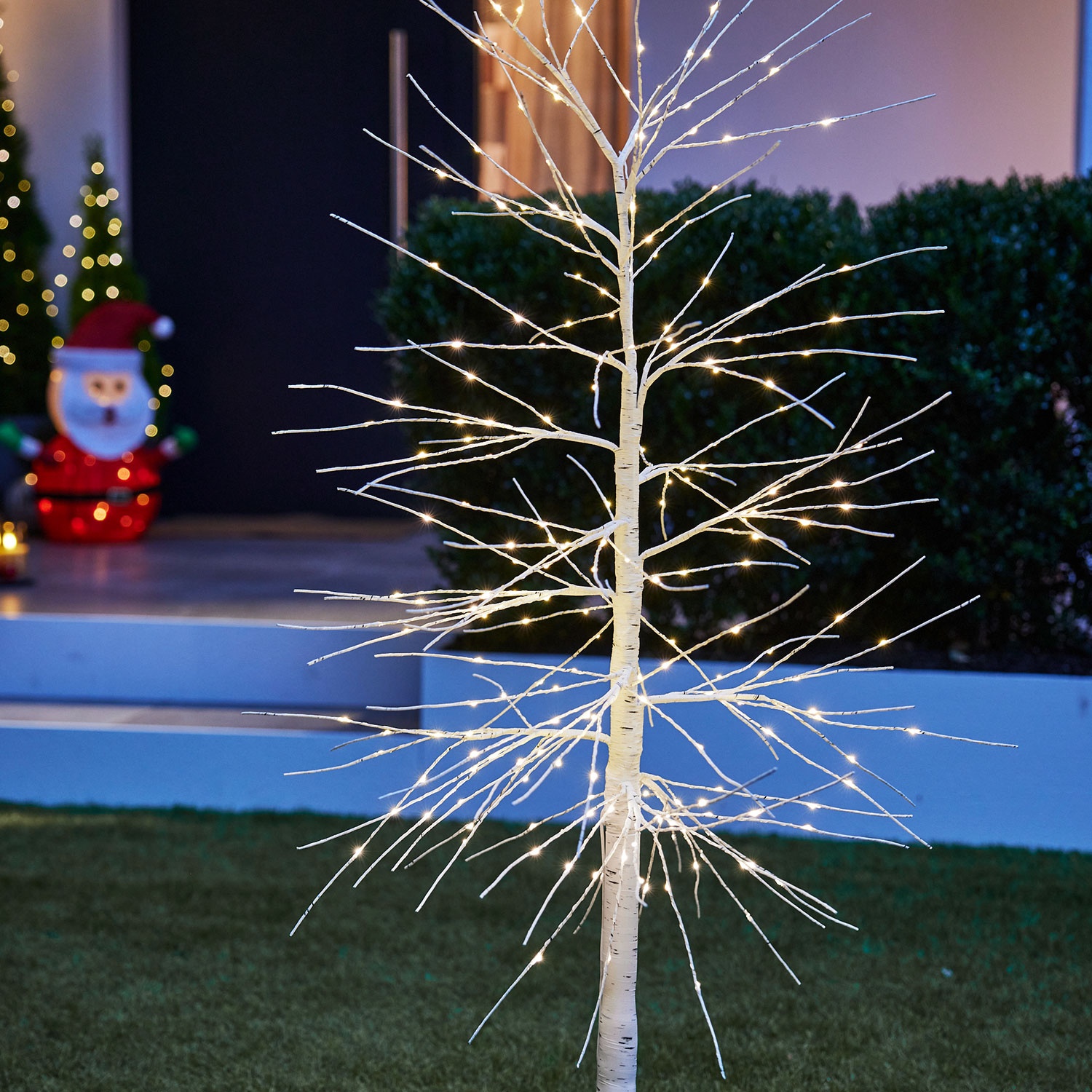 LED Lichterbaum 150cm - Leuchtbaum, beleuchteter Baum, LED-Baum Außen,  Gartendekoration Lichterbaum, Outdoor LED-Baum, Weihnachtsbeleuchtung für  den Garten, Lichterzweig, Lichtbaum LED Aussen, Leuchtbaum Deko