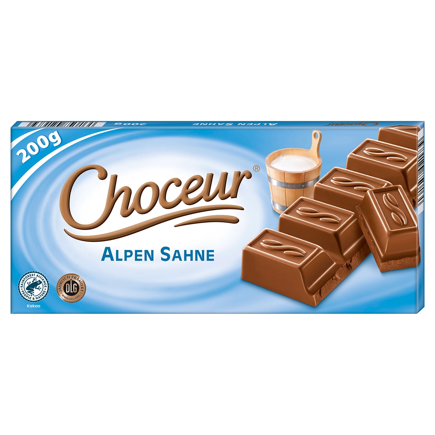 CHOCEUR Sahneschokolade oder weiße Schokolade 200 g