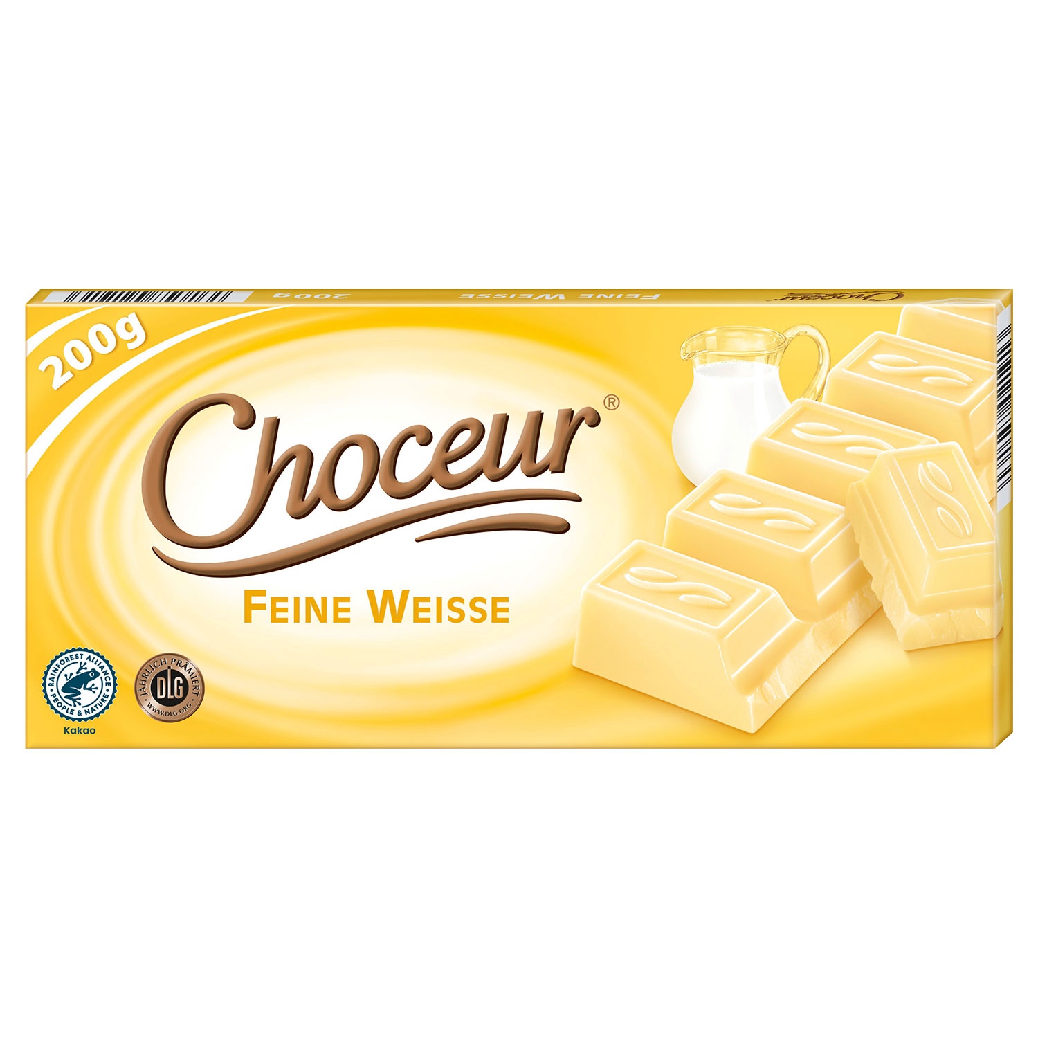 CHOCEUR Sahneschokolade oder weiße Schokolade 200 g