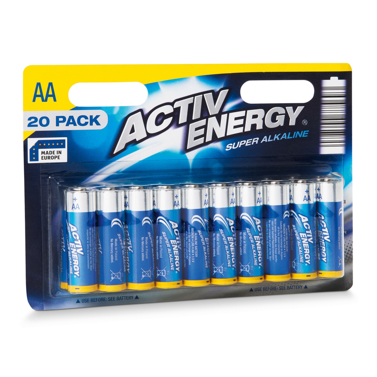 ACTIV ENERGY Batterien Megapack, AA ALDI SUISSE