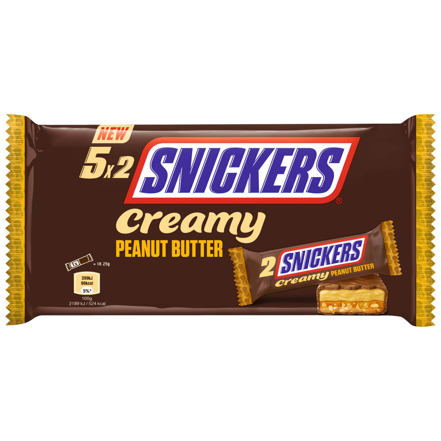 Snickers Creamy, pack de 5