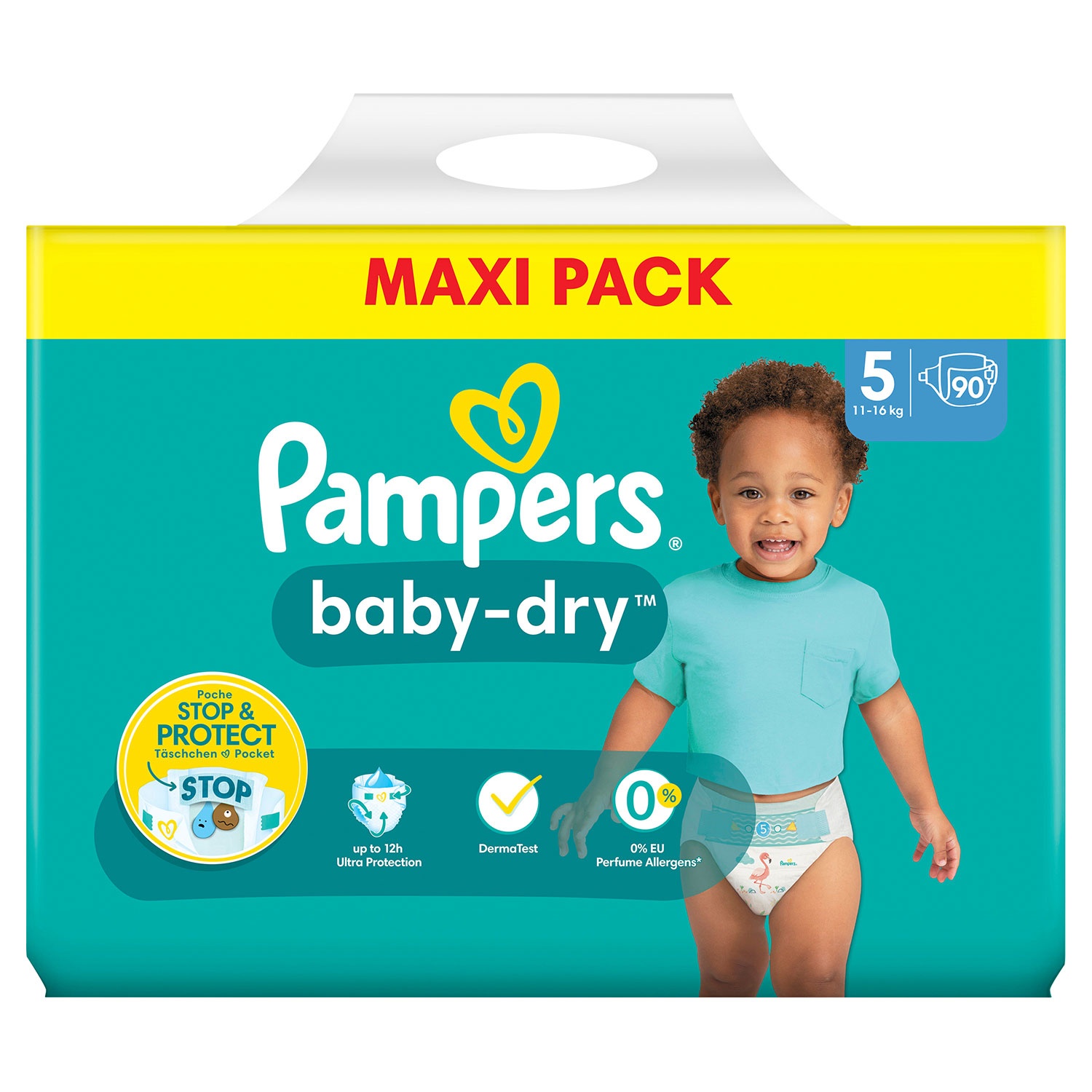 PAMPERS® baby-dry™, Maxi-Pack