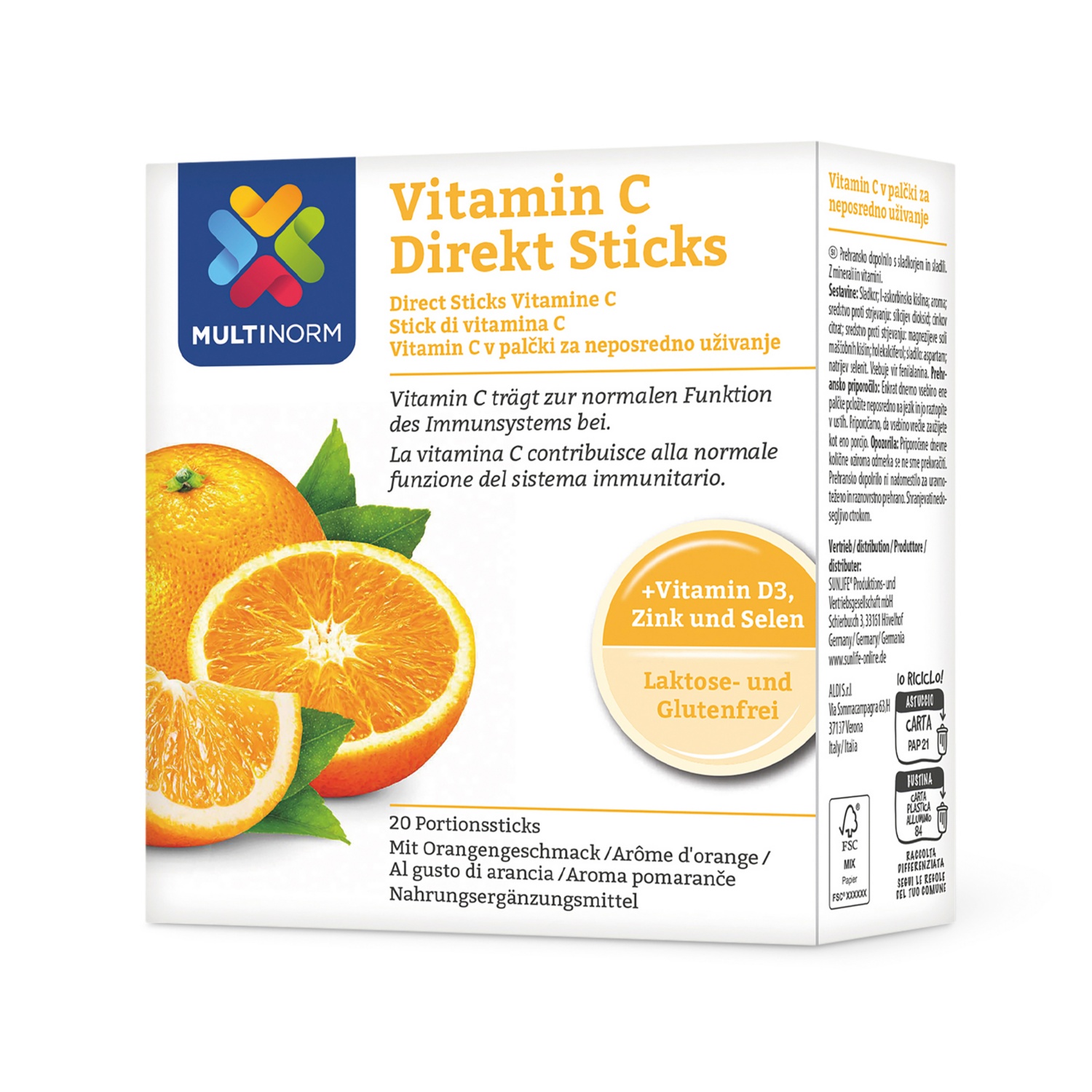 MULTINORM Vitamin C Sticks