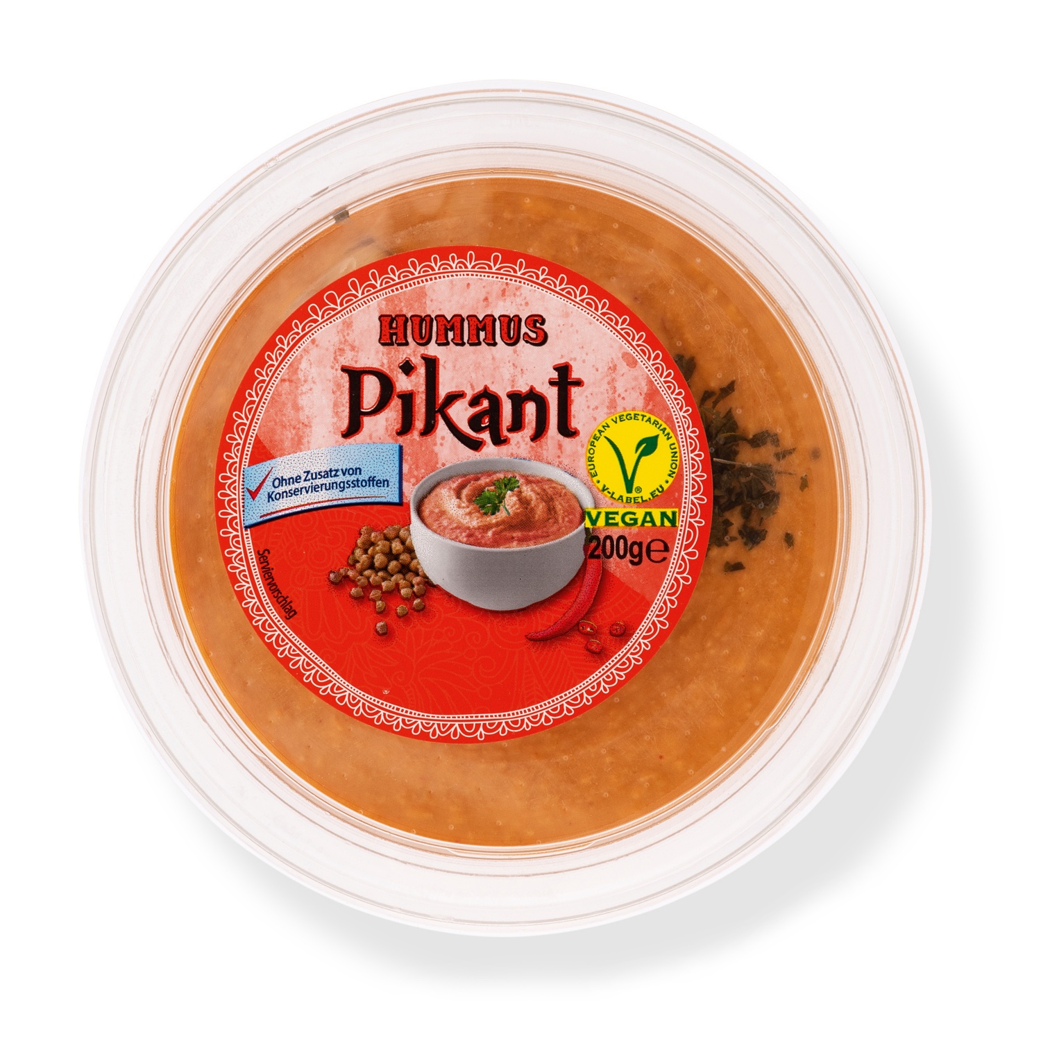 MENKEN Hummus, Pikant