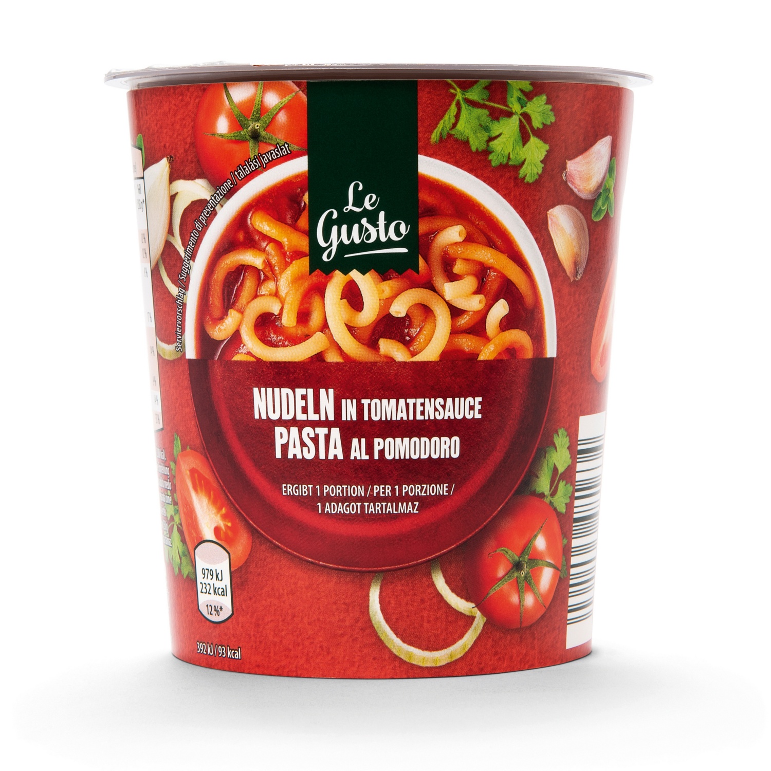 LE GUSTO Instant Bechergerichte, Tomatensauce