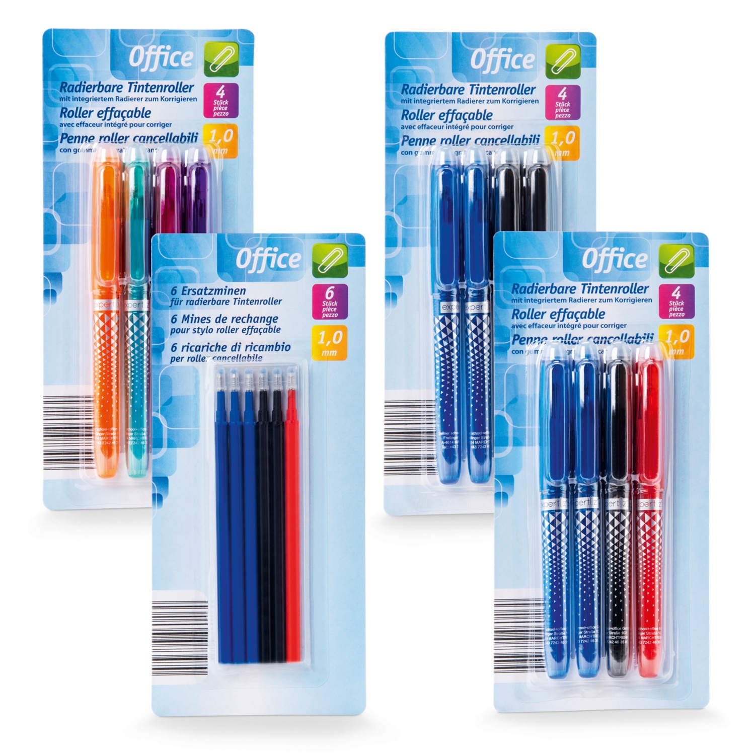 Online-Penna roller, colore: blu : : Cancelleria e prodotti per  ufficio