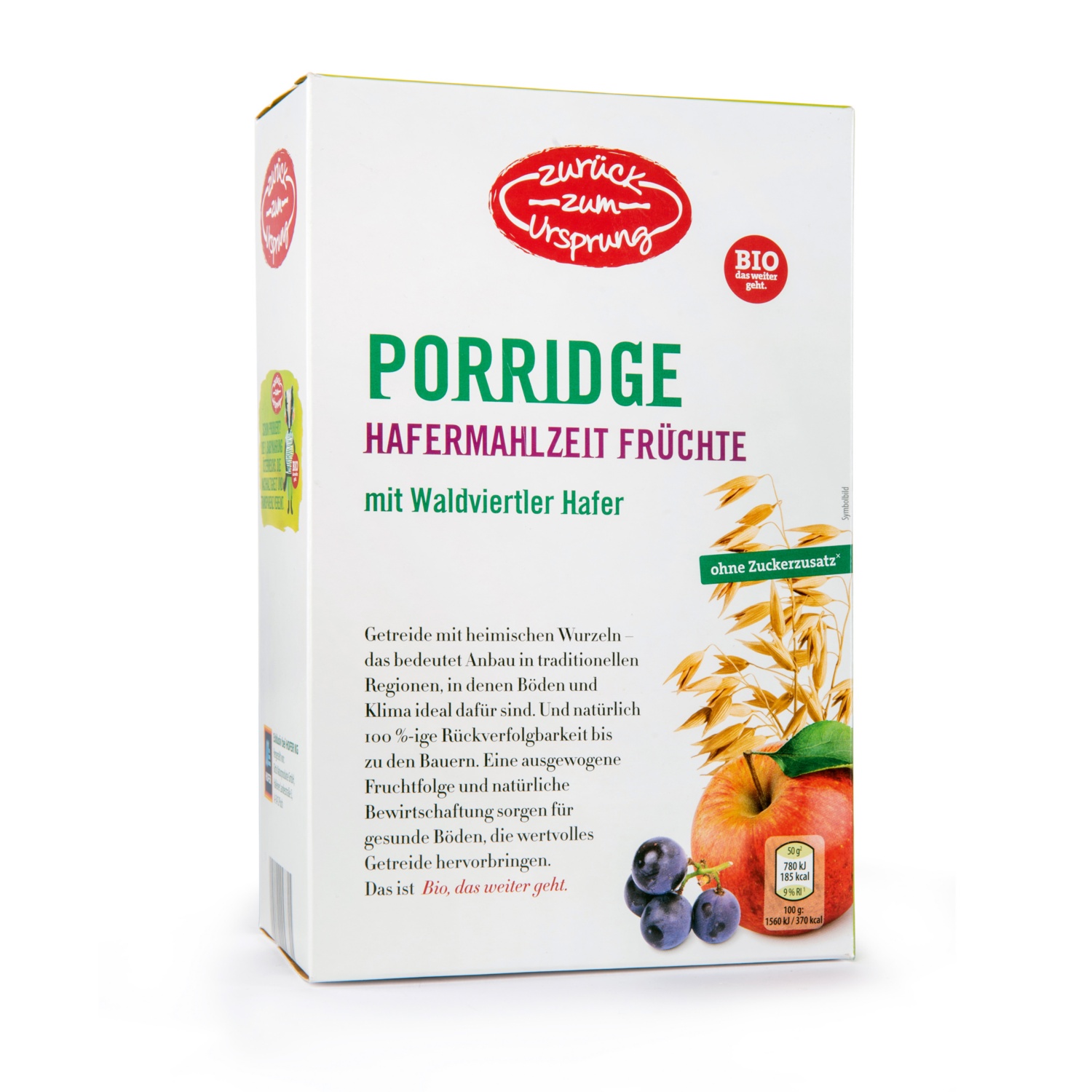 ZURÜCK ZUM URSPRUNG BIO-Porridge Früchte