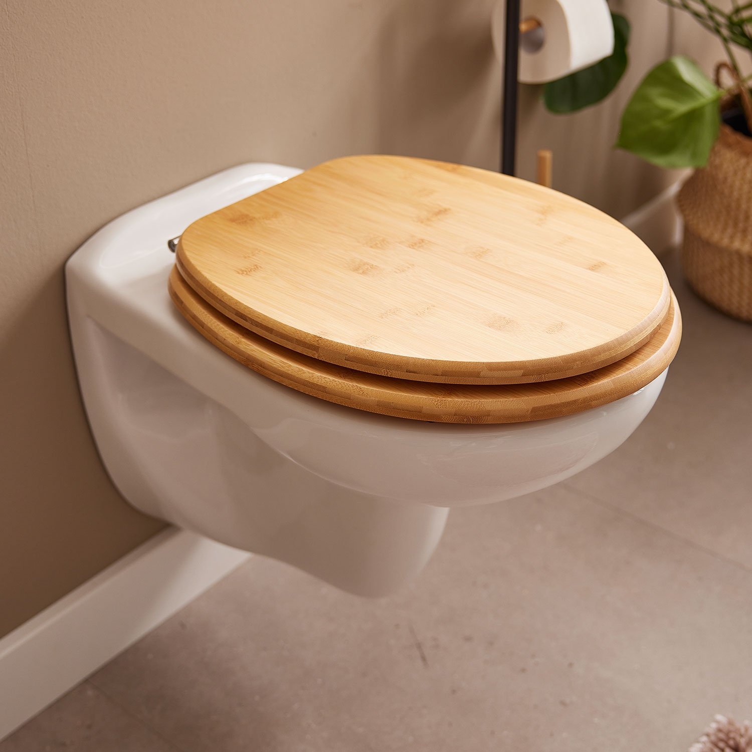 WENKO® Bambus WC-Sitz
