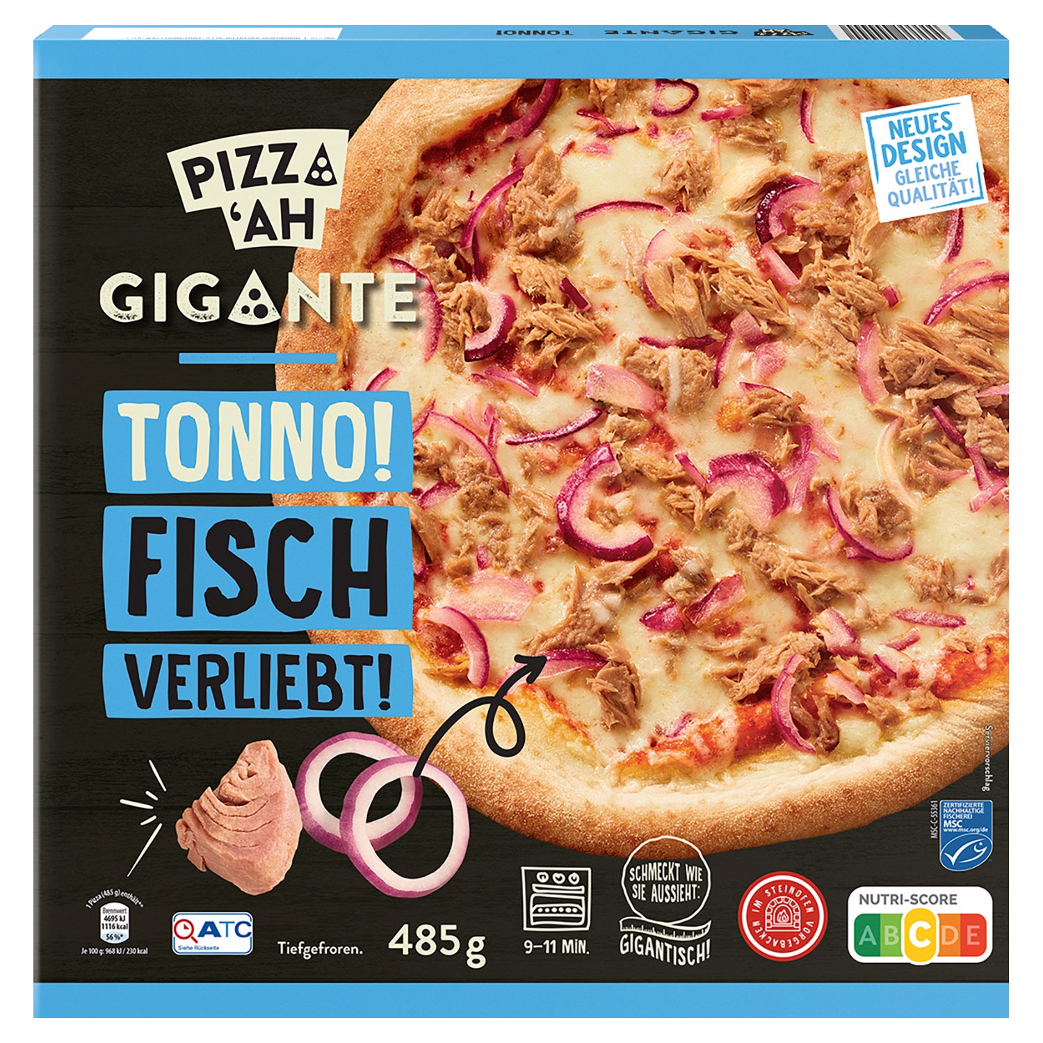PIZZ’AH Gigante Pizza 485 g