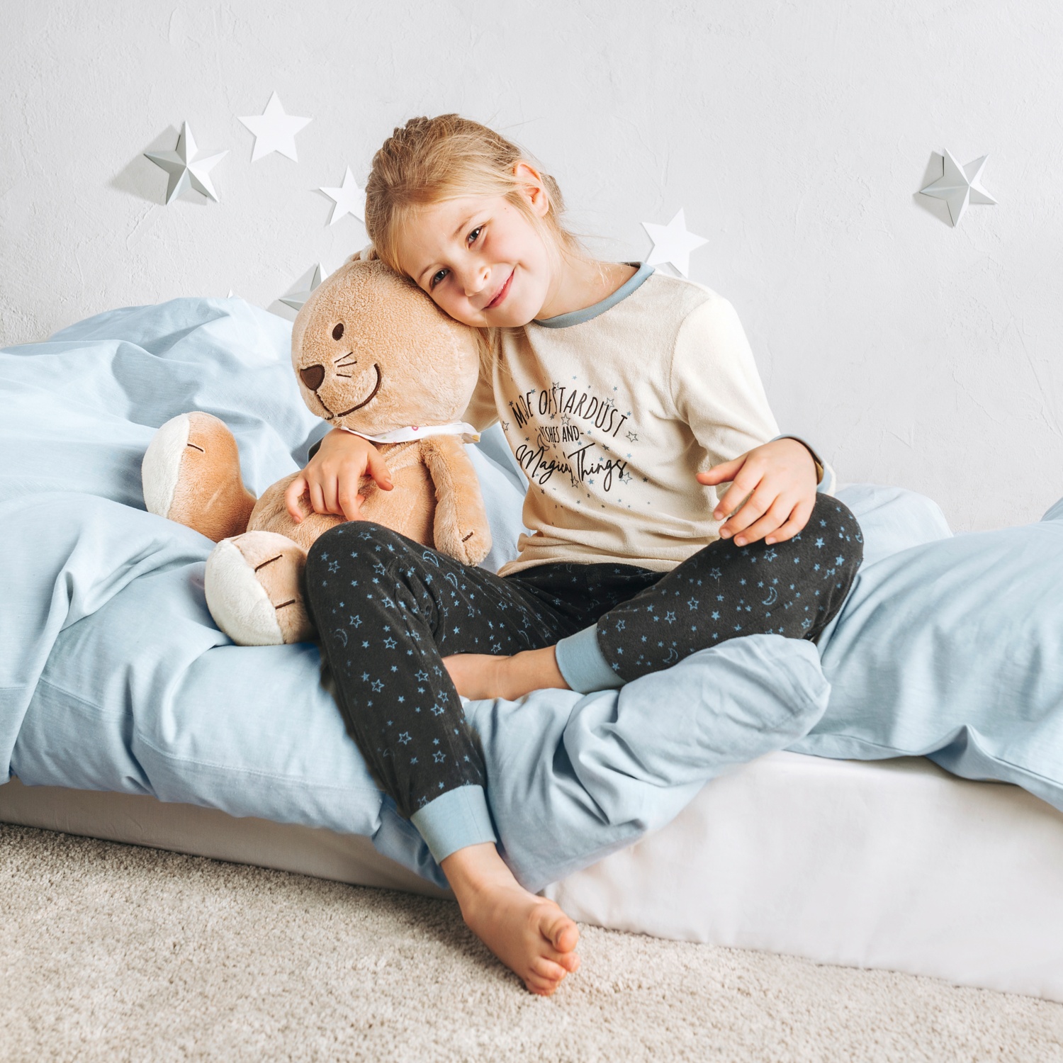 LILY & DAN Kleinkinder-/Kinder-Frottee-Pyjama
