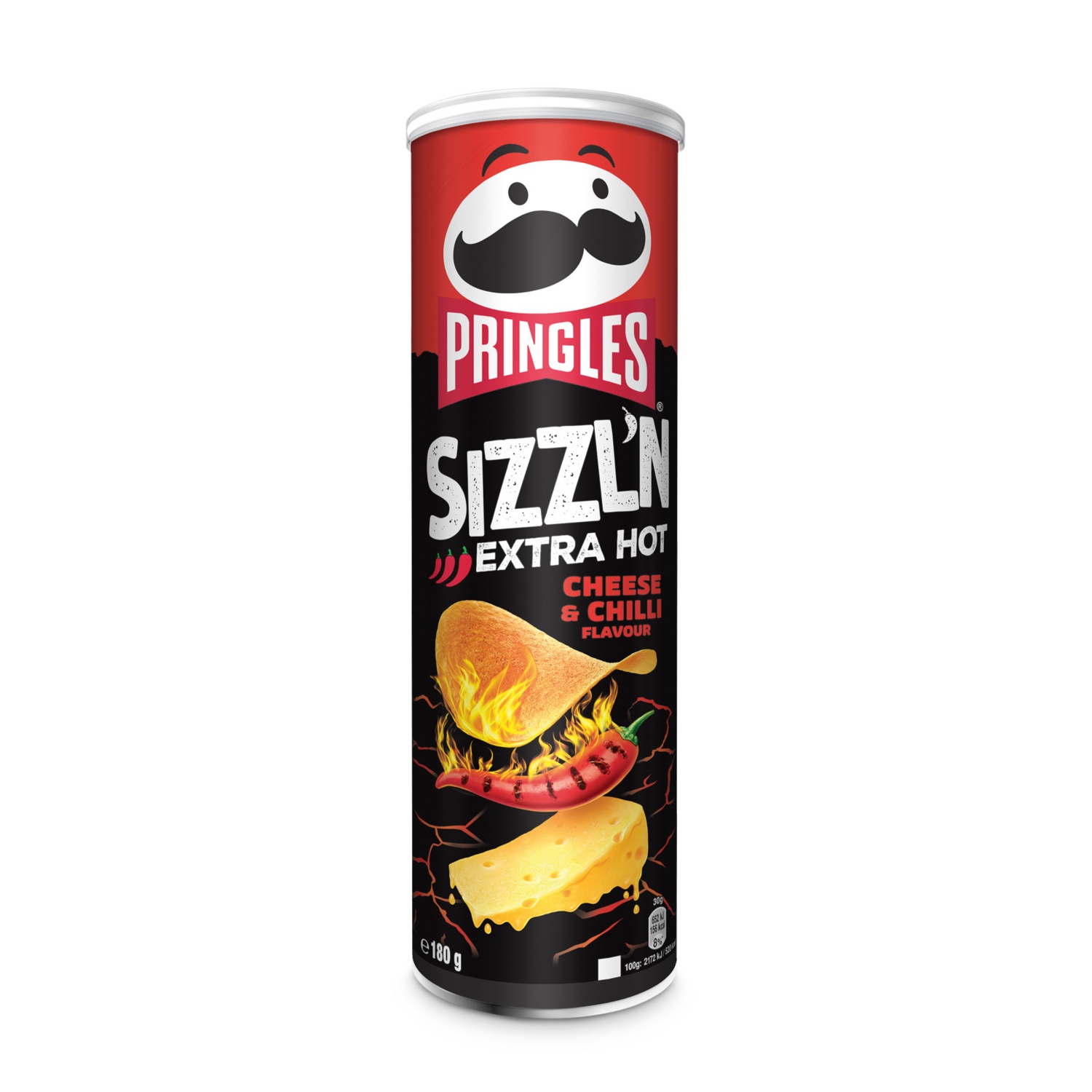 Pringles S, Sizzl'n wicked Cheese Chilli