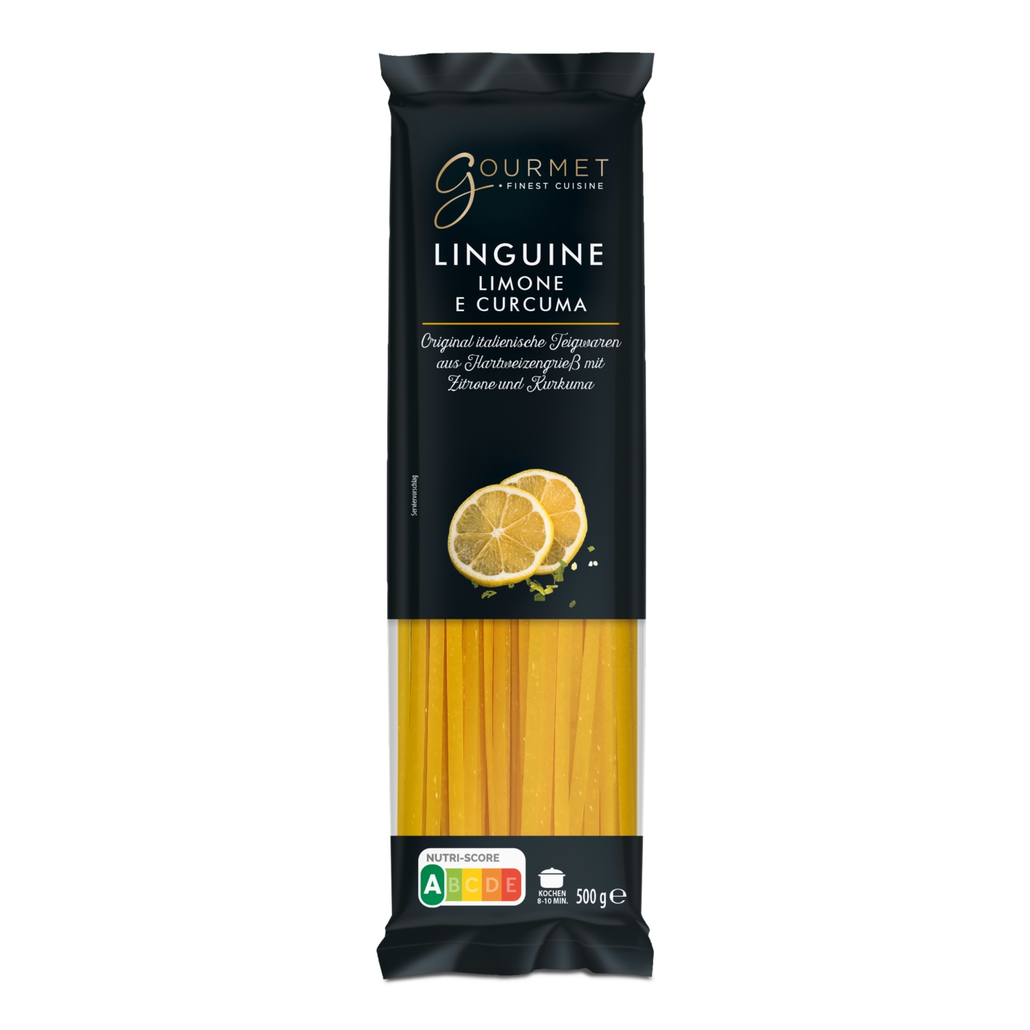 GOURMET Linguine aromatizzate al limone e curcuma