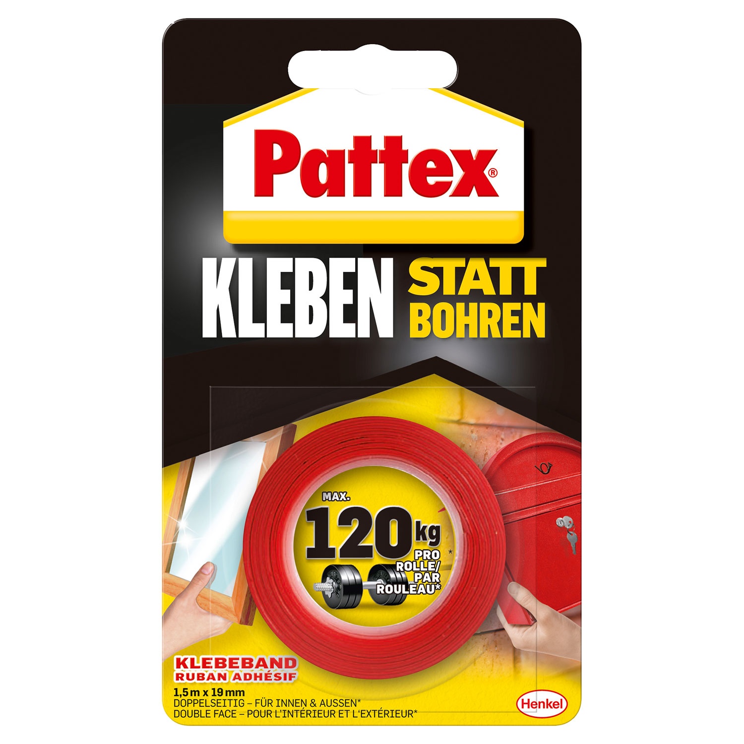 PATTEX Kleben statt Bohren 1,5 m