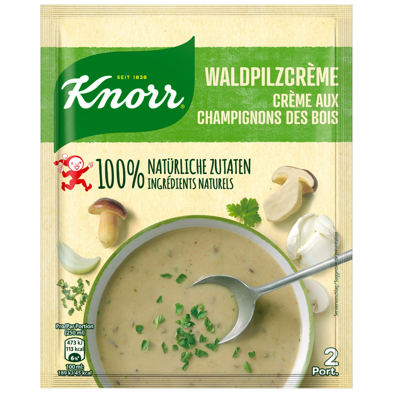 Soupe aux champignons des bois hot sale