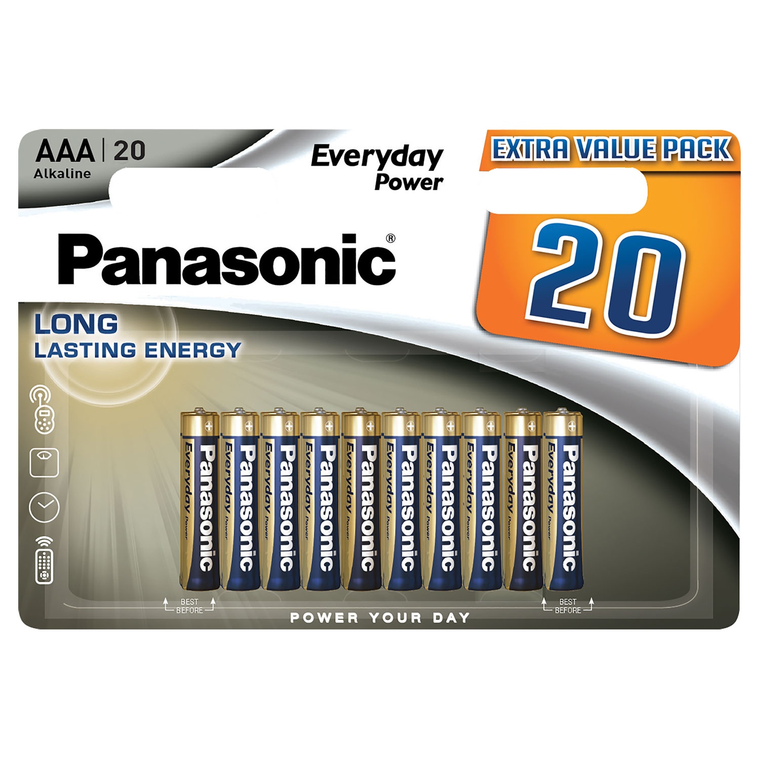 PANASONIC Everyday Power Alkali-Batterien, 20er-Packung