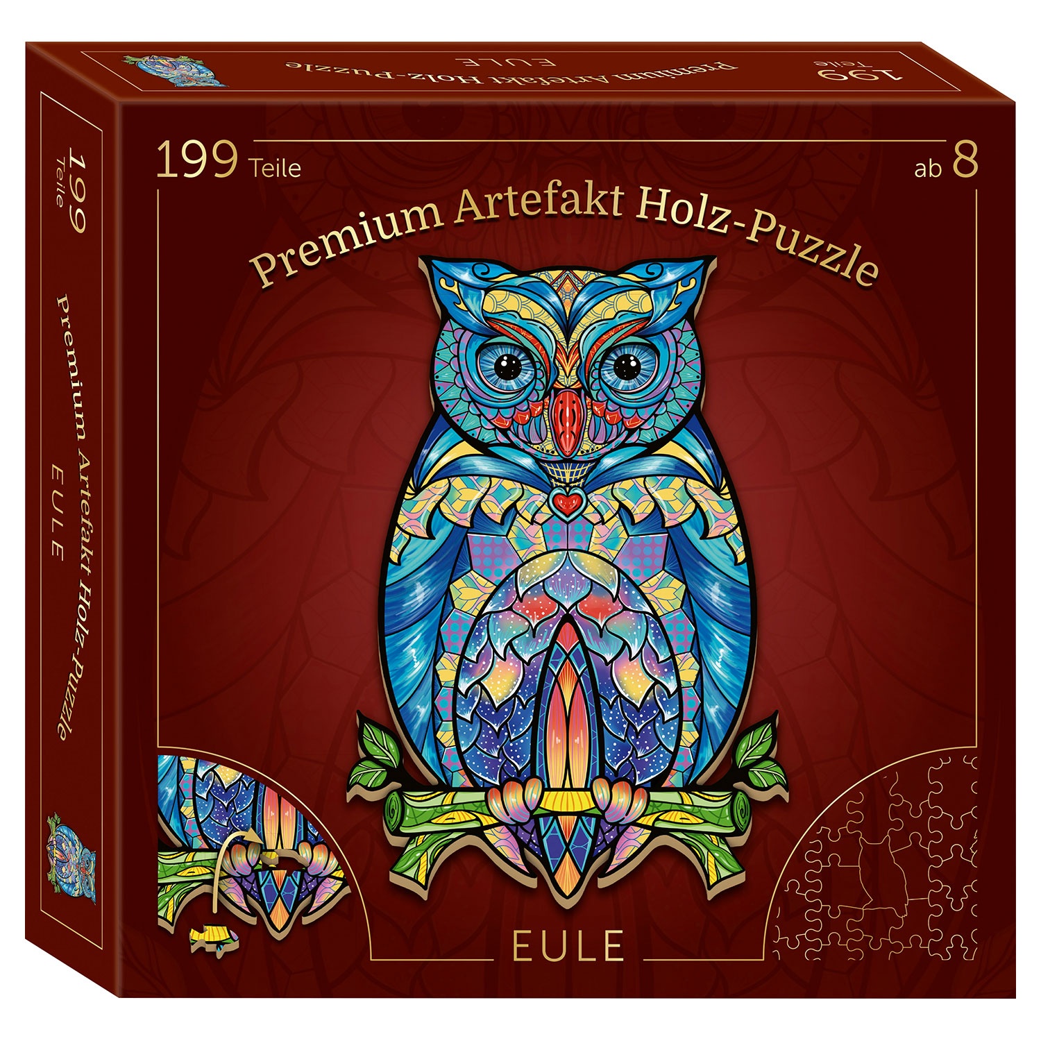 Premium-Artefakt-Holz-Puzzle