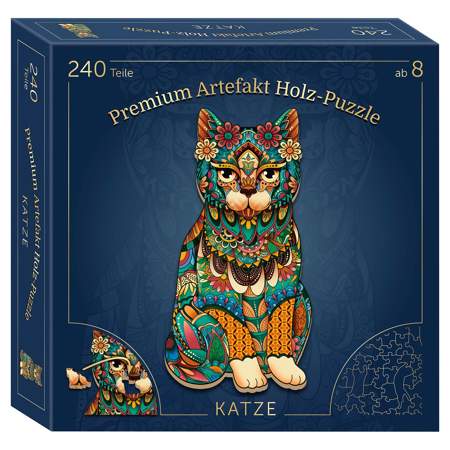 Premium-Artefakt-Holz-Puzzle