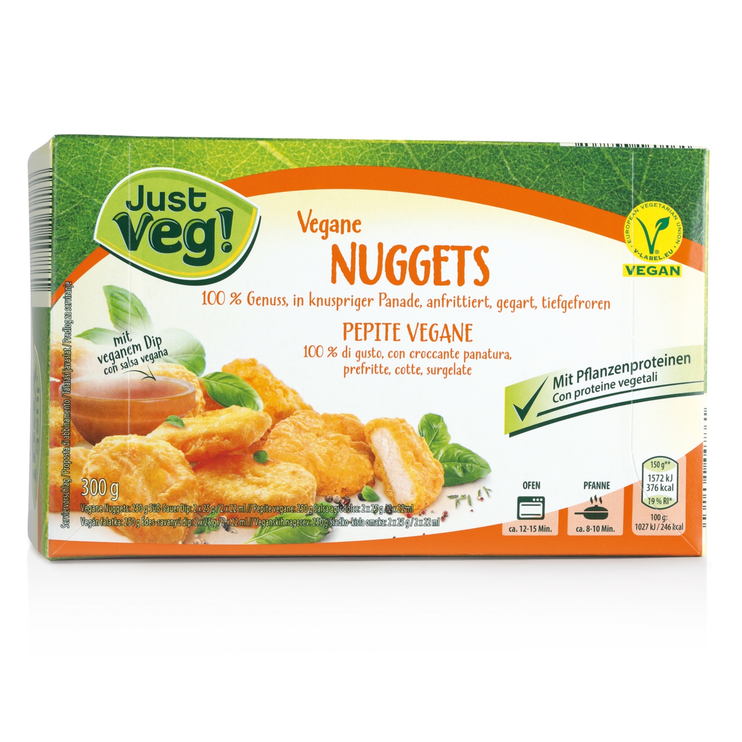 JUST VEG! Veganes Wonder Sortiment, Vegane Nuggets