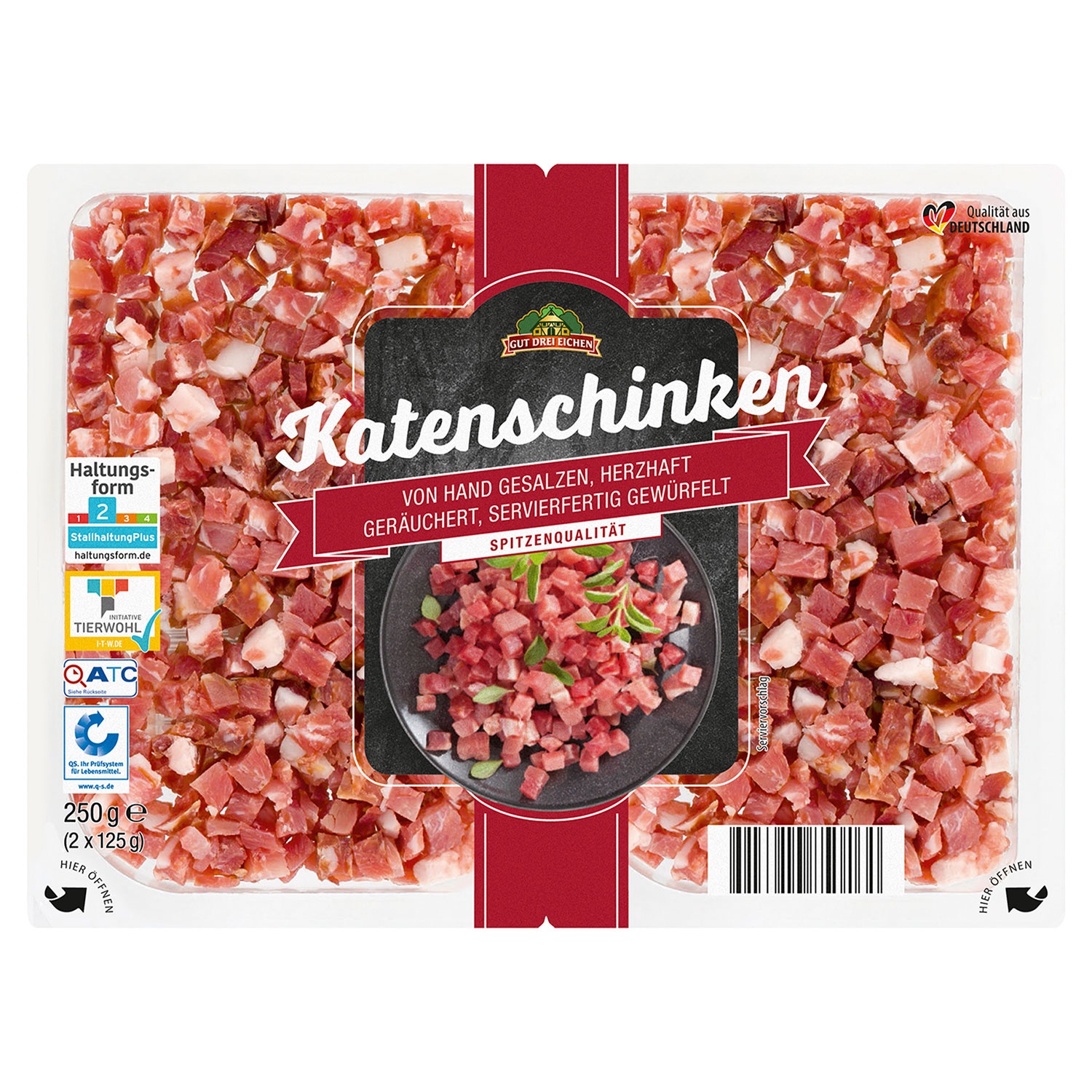 GUT DREI EICHEN Schinkenwürfel 250 g
