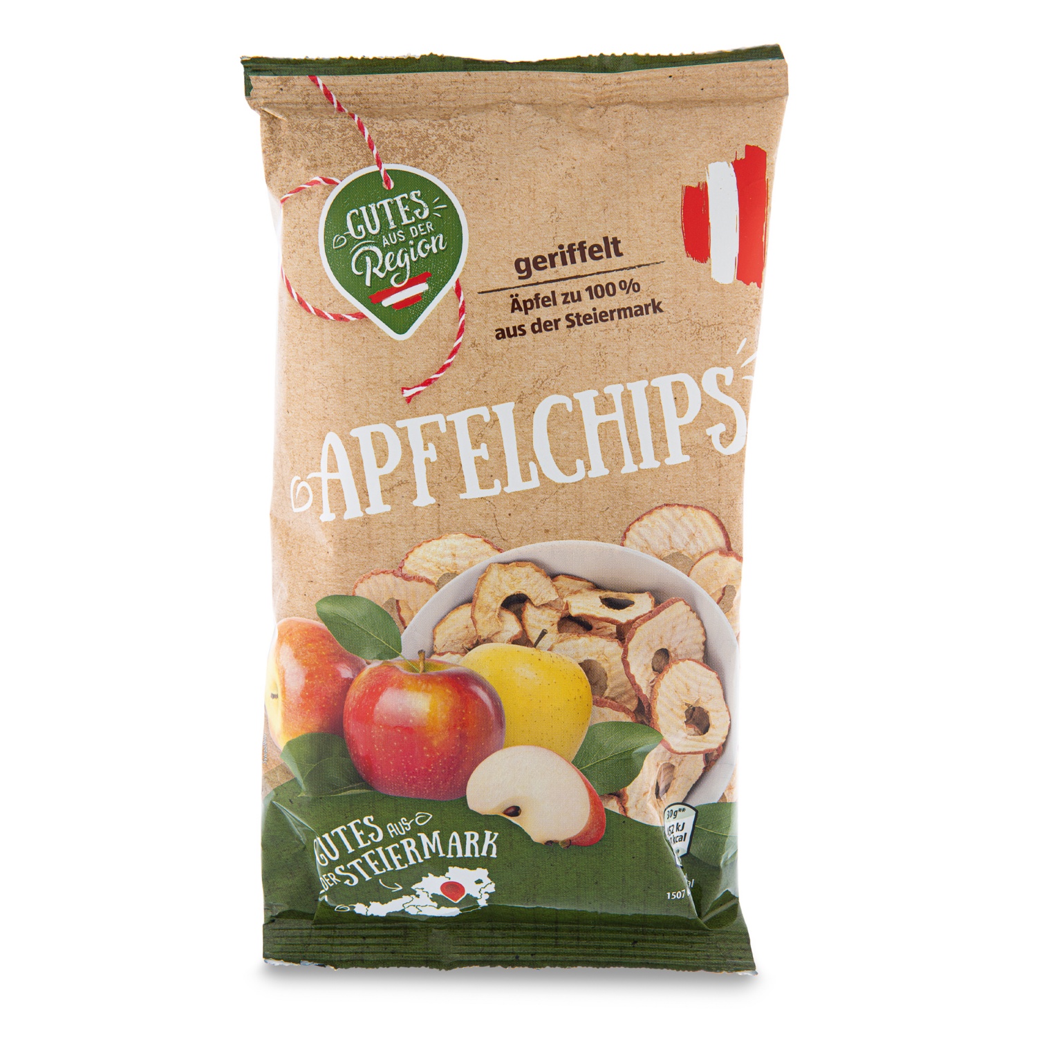 GUTES AUS DER REGION Chips de pommes styriennes rainures