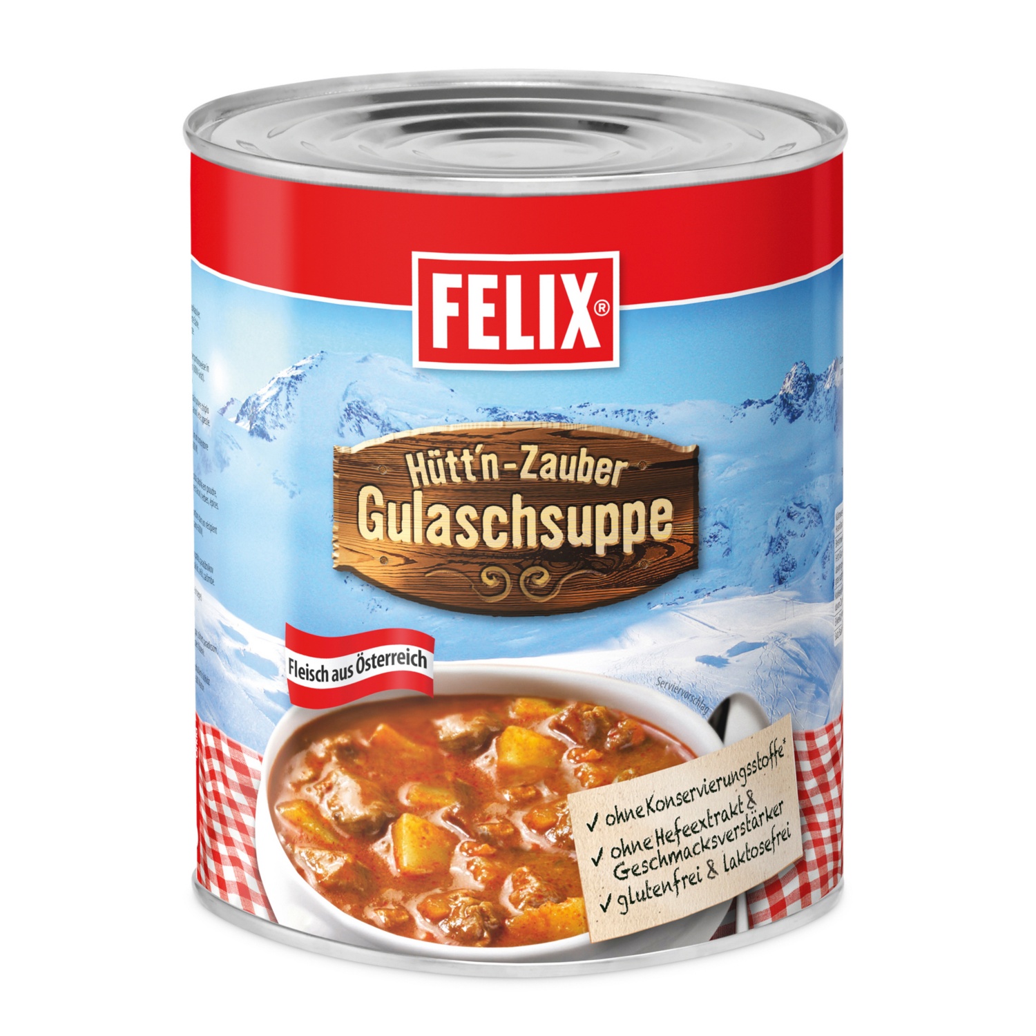 FELIX XXL Fertiggericht, Gulaschsuppe HOFER