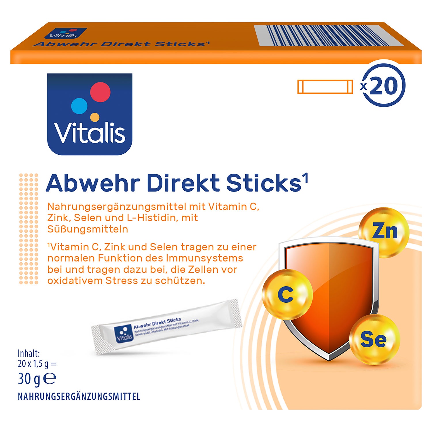 VITALIS Abwehr-Direkt-Sticks 30 g