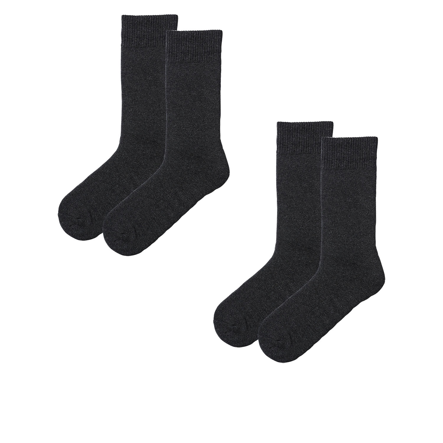 Damen und Herren Winter-Wellness-Socken, 2 Paar