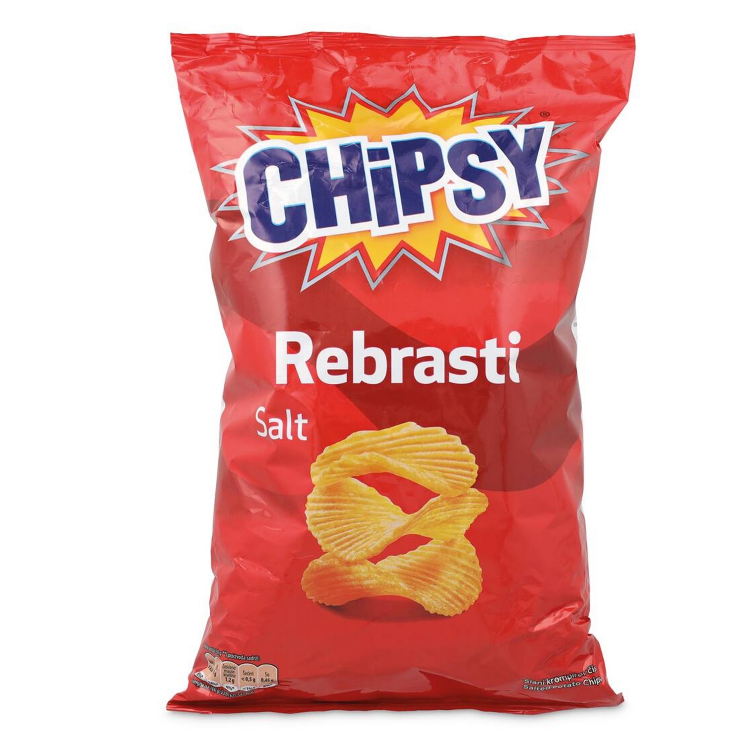 Chipsy čips, slani