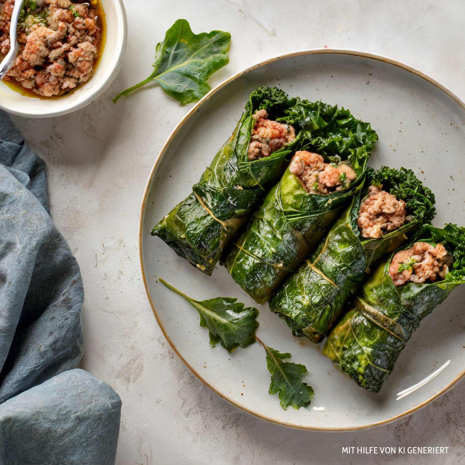 Grünkohl-Wraps mit würziger Hackfleischfüllung | ALDI Rezeptwelt