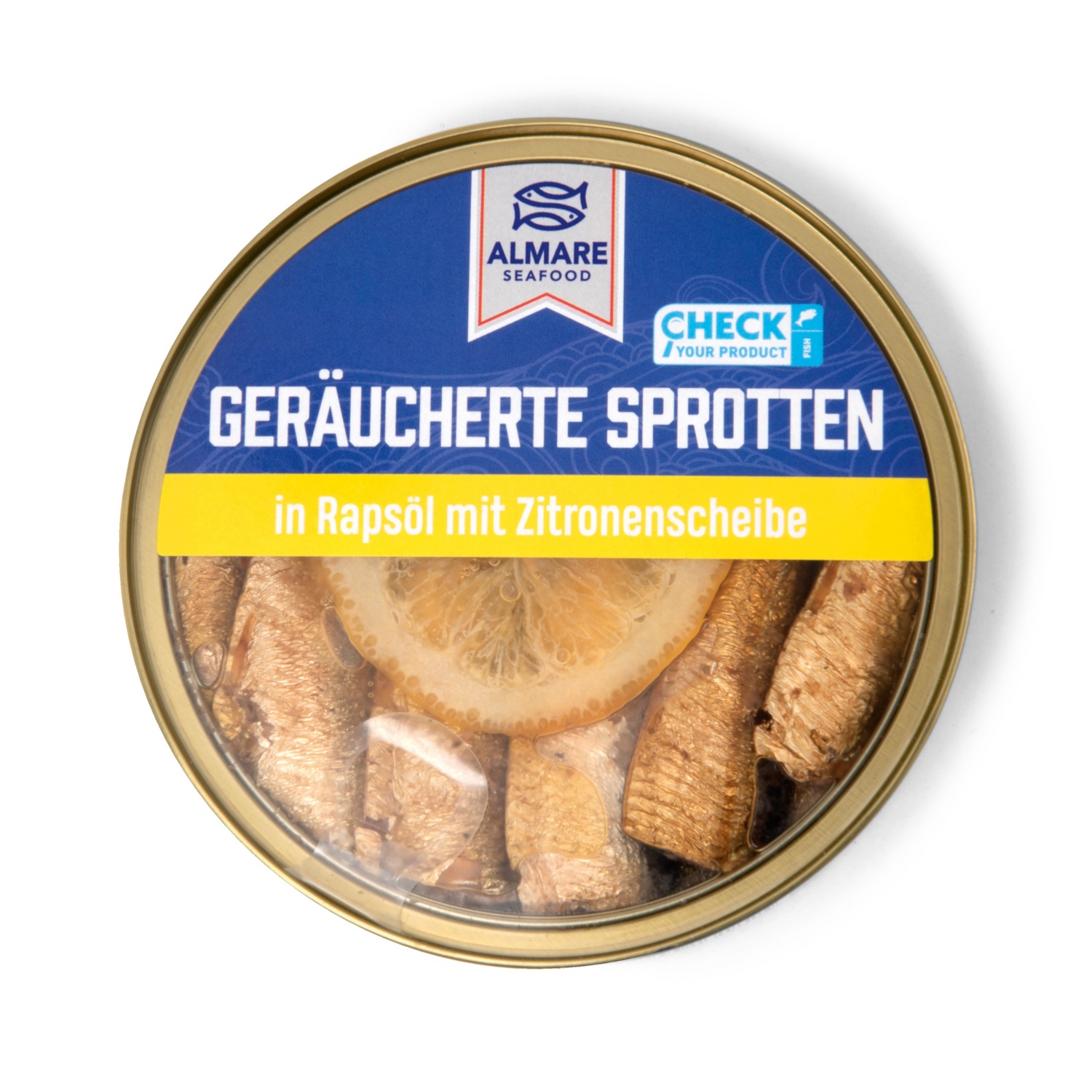 ALMARE SEAFOOD Geräucherte Sprotten, Zitrone