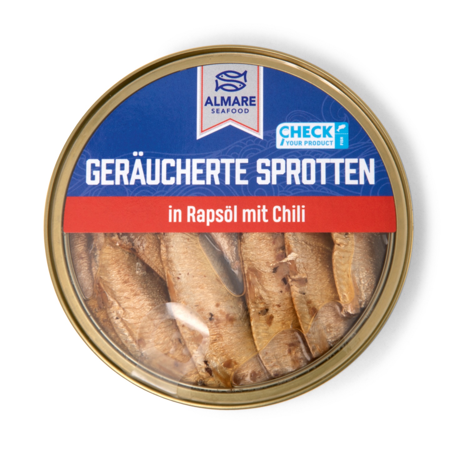 ALMARE SEAFOOD Geräucherte Sprotten, Chili