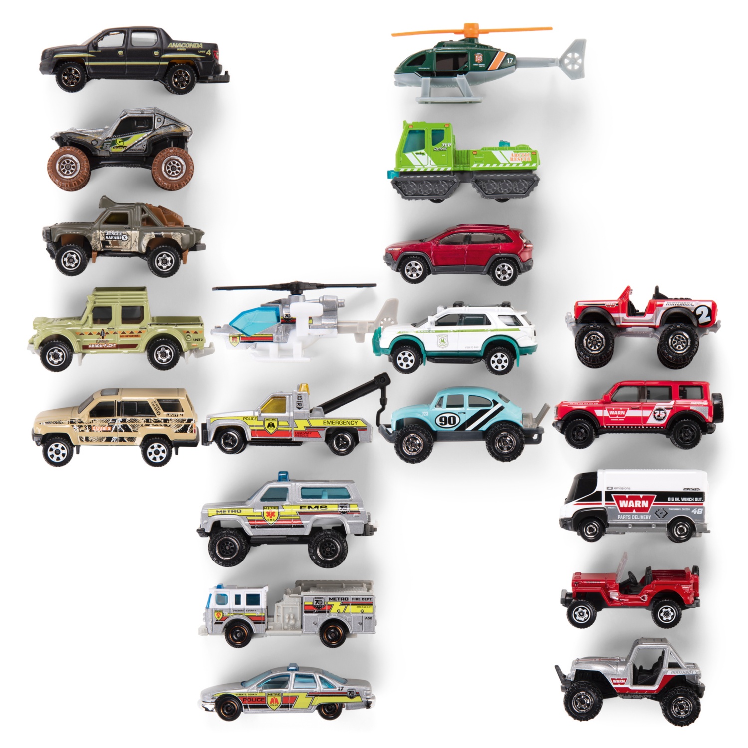 MATCHBOX Autos, 5-teilig