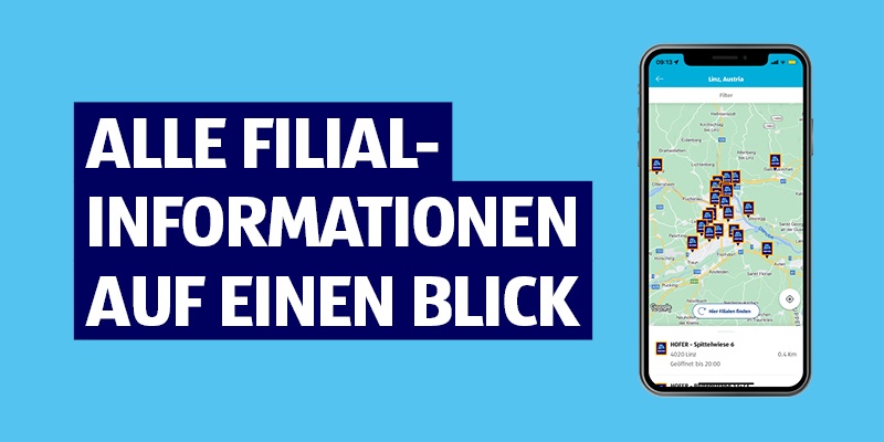 Alle Filialinformationen auf einen Blick