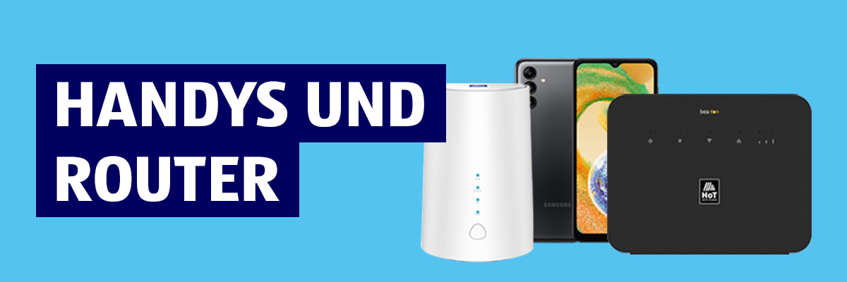 Handys und Router