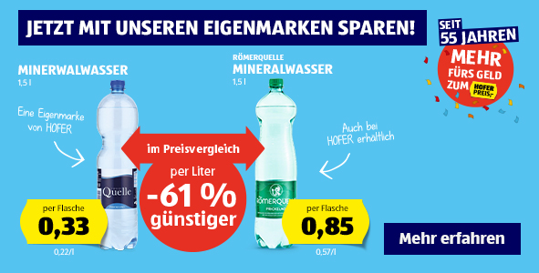 Jetzt mit unseren Eigenmarken sparen!
