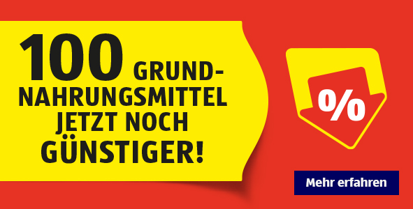 100 Grundnahrungsmittel jetzt noch gnstiger!